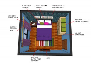 Bedroom Designer on Small Bedroom 3d Design